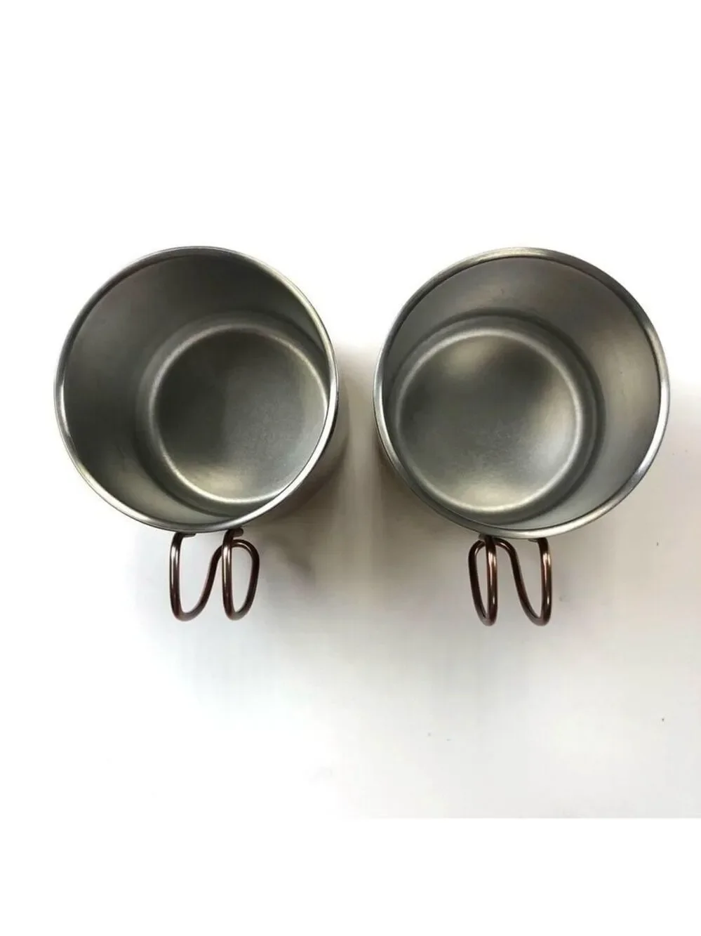 STARBUCKS copper camping cups - set of two NEW